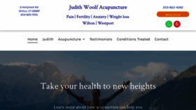 What Judithwoolfacupuncture.com website looked like in 2019 (4 years ago)
