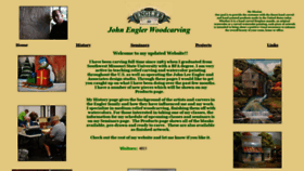 What Johnenglerwoodcarving.com website looked like in 2019 (4 years ago)