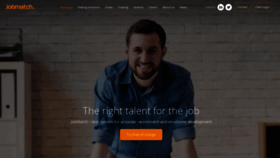 What Jobmatchtalent.com website looked like in 2019 (4 years ago)