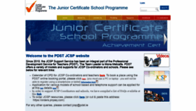 What Jcsp.ie website looked like in 2019 (4 years ago)