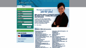 What Jobs.govt.nz website looked like in 2019 (4 years ago)