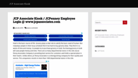 What Jcpassociatekiosk.info website looked like in 2019 (4 years ago)