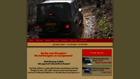 What Justjeepsoftexas.com website looked like in 2019 (4 years ago)