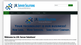 What Jmserversolutions.com website looked like in 2019 (4 years ago)