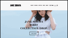 What Janesoraya.com website looked like in 2019 (4 years ago)