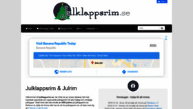 What Julklappsrim.se website looked like in 2019 (4 years ago)