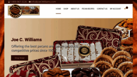 What Joecwilliams.com website looked like in 2019 (4 years ago)