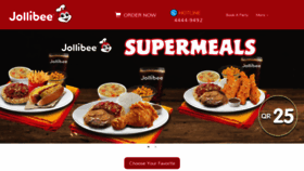 What Jollibeedelivery.qa website looked like in 2019 (4 years ago)