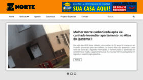 What Jornalznorte.com.br website looked like in 2019 (4 years ago)