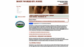 What Jodieselectrolysis.com website looked like in 2019 (4 years ago)