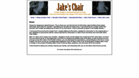 What Jakeschair.com website looked like in 2019 (4 years ago)