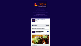 What Jayscheesesteak.com website looked like in 2019 (4 years ago)