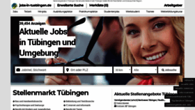 What Jobs-in-tuebingen.de website looked like in 2019 (4 years ago)