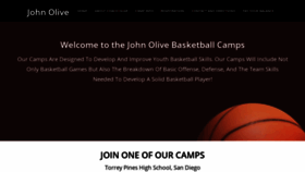 What Johnolivebasketballcamp.com website looked like in 2019 (4 years ago)
