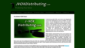 What Jvoxdistributing.com website looked like in 2019 (4 years ago)