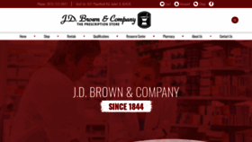 What Jdbrownpharmacy.com website looked like in 2019 (4 years ago)