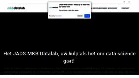What Jadsmkbdatalab.nl website looked like in 2019 (4 years ago)