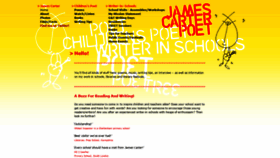 What Jamescarterpoet.co.uk website looked like in 2019 (5 years ago)