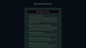 What Jasontank.net website looked like in 2019 (4 years ago)