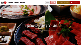 What Japanesebbq-yoshi.com website looked like in 2019 (4 years ago)