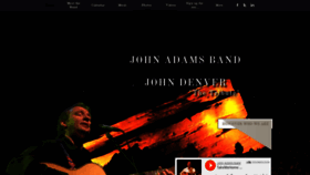 What Johnadamsband.com website looked like in 2019 (4 years ago)