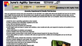 What Junesagility.com website looked like in 2019 (4 years ago)