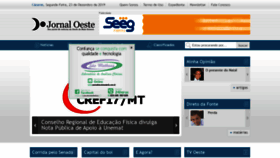 What Jornaloeste.com.br website looked like in 2019 (4 years ago)