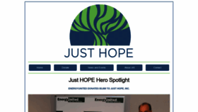 What Justhopeinc.org website looked like in 2019 (4 years ago)