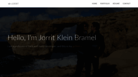 What Jorritkleinbramel.nl website looked like in 2019 (4 years ago)
