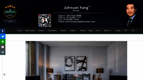 What Johnsonyang.com website looked like in 2019 (4 years ago)