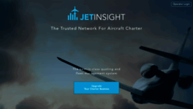 What Jetinsight.com website looked like in 2019 (4 years ago)