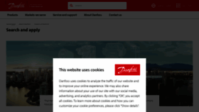 What Jobs.danfoss.com website looked like in 2019 (4 years ago)