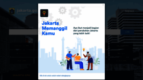 What Jakarta.go.id website looked like in 2019 (4 years ago)