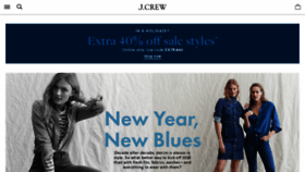 What Jcrew.com website looked like in 2019 (4 years ago)