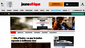 What Jeuneafrique.com website looked like in 2019 (4 years ago)