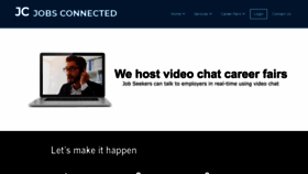 What Jobsconnected.com website looked like in 2019 (4 years ago)