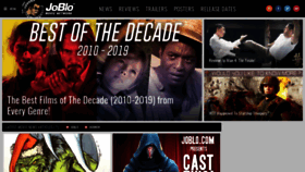 What Joblo.com website looked like in 2019 (4 years ago)