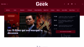 What Journaldugeek.com website looked like in 2019 (4 years ago)