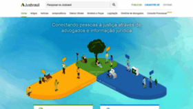 What Jusbrasil.com.br website looked like in 2019 (4 years ago)