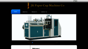 What Jkpapercupmachine.com website looked like in 2019 (4 years ago)