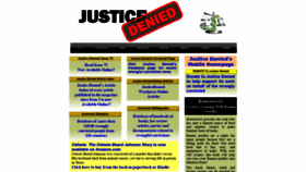 What Justicedenied.org website looked like in 2019 (4 years ago)