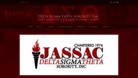 What Jassacdeltas.org website looked like in 2019 (4 years ago)