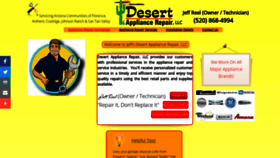 What Jeffsdesertappliancerepair.com website looked like in 2019 (4 years ago)
