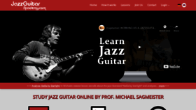 What Jazzguitaracademy.com website looked like in 2020 (4 years ago)