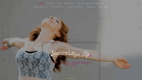 What Jonesinforlife.com website looked like in 2020 (4 years ago)