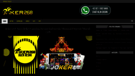 What Joker268.com website looked like in 2020 (4 years ago)
