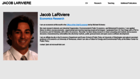 What Jacoblariviere.com website looked like in 2020 (4 years ago)
