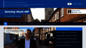 What Jeremyhunt.org website looked like in 2020 (4 years ago)