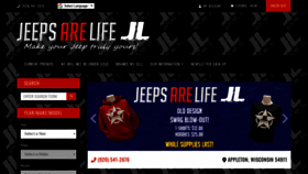 What Jeepsarelife.com website looked like in 2020 (4 years ago)