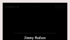 What Jimmyhodson.com website looked like in 2020 (4 years ago)